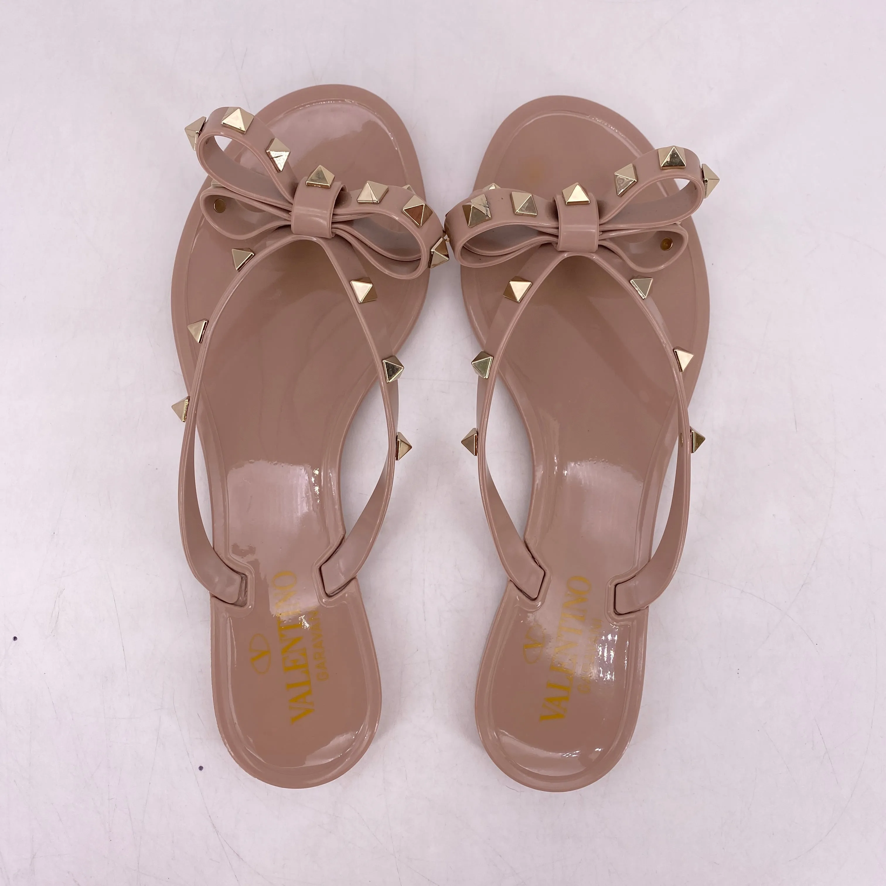 Valentino Flip Flops "Rockstud Jelly"  Used Size 37W