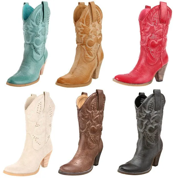Very Volatile | Denver Cowgirl Boots Tan