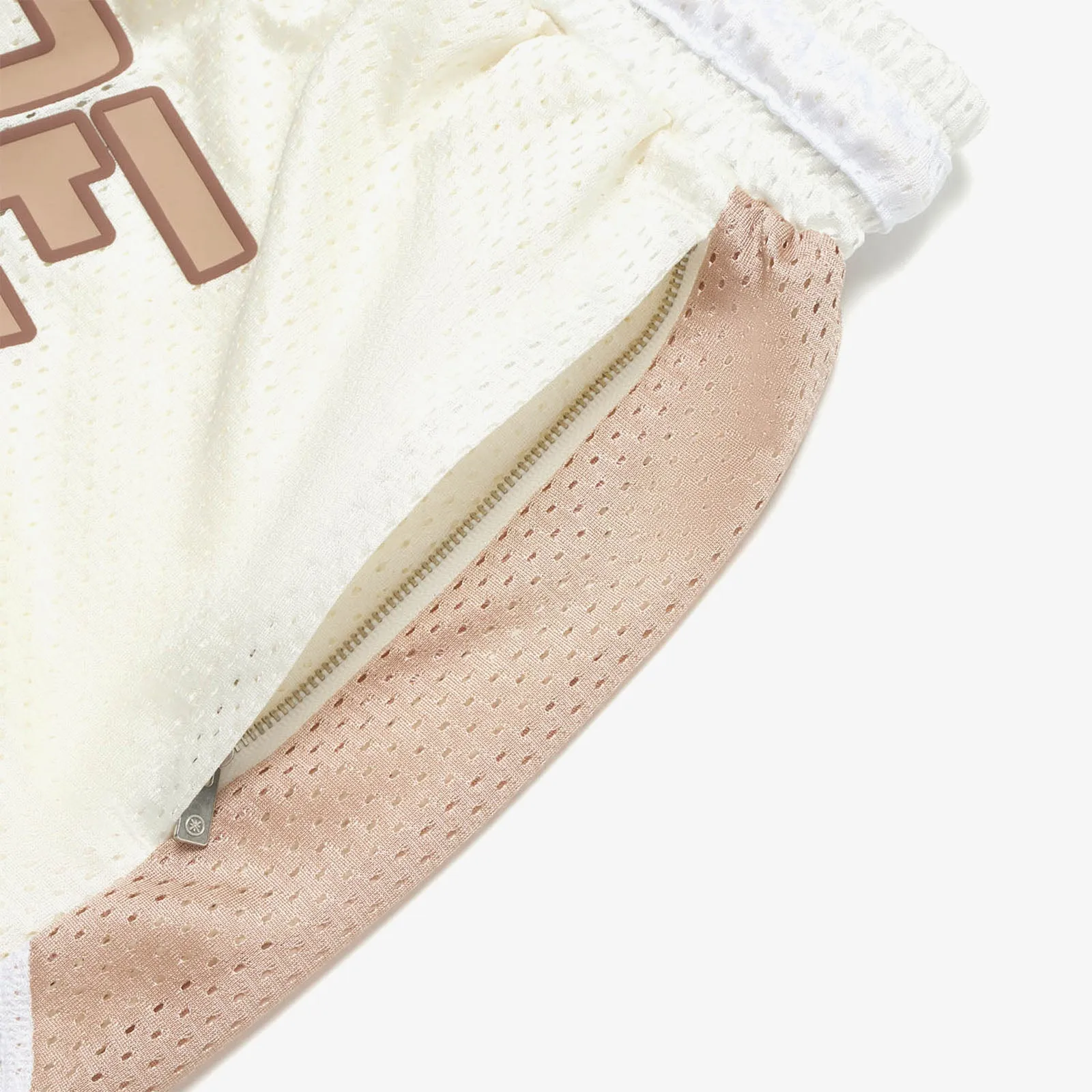 Wade Hall Of Fame Mesh Shorts - Cream