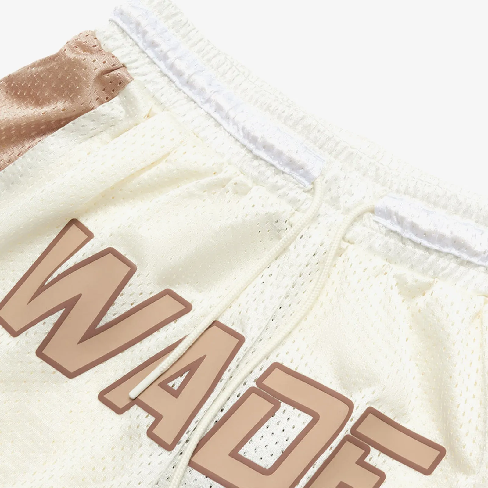 Wade Hall Of Fame Mesh Shorts - Cream