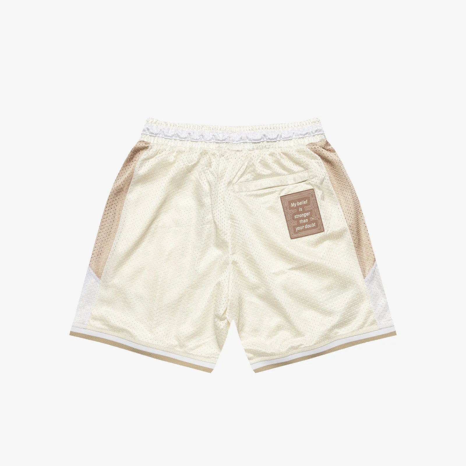 Wade Hall Of Fame Mesh Shorts - Cream