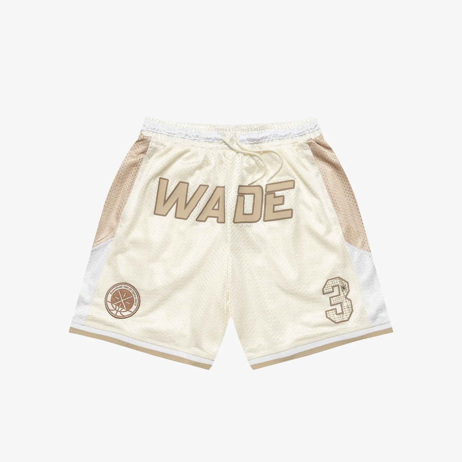 Wade Hall Of Fame Mesh Shorts - Cream