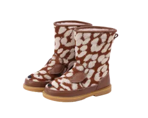 Wadudu Exclusive Boots | Bambi | Brown Spotted Cow Hair