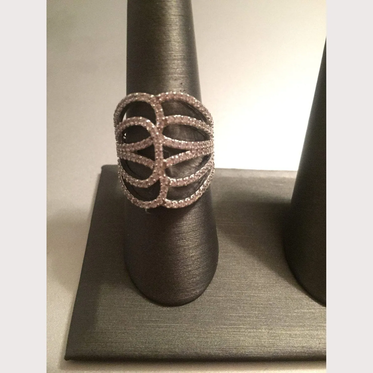Wave Pave Ring