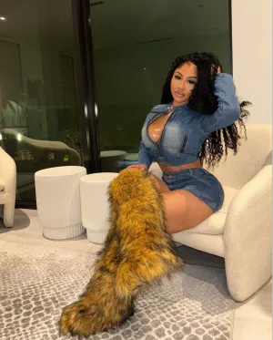 “Wolfie” Fur Boots